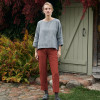 Custom Women 3/4 Sleeve Loose Linen Top Manufacturer | Linenwind