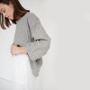 Custom Women's Loose Striped Linen Top Manufacturers | Linenwind