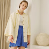 Custom Women's Loose 3/4 Sleeve Linen Shirt Manufacturer | Linenwind