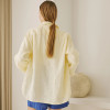 Custom Women's Loose 3/4 Sleeve Linen Shirt Manufacturer | Linenwind