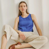Custom Women's Sleeveless Cropped Linen Top Manufacturer | Linenwind