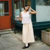 Custom Women's Summer Lace Up Linen Shirt Manufacturer | Linenwind
