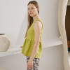 Custom Women's Ruffle Sleeveless Linen Top Manufacturer | Linenwind