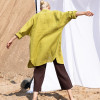 Custom women's oversized cardigan long linen shirt Manufacturer | Linenwind