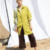 Custom women's oversized cardigan long linen shirt Manufacturer | Linenwind