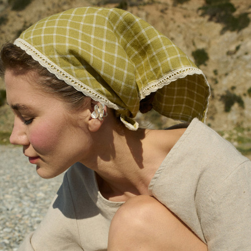 Custom Linen Lace Bandana Manufacturer | Linenwind