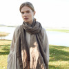Custom Cacao Linen Scarf Manufacturer | Linenwind