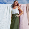 Custom V neck floral linen shirt Manufacturer | Linenwind
