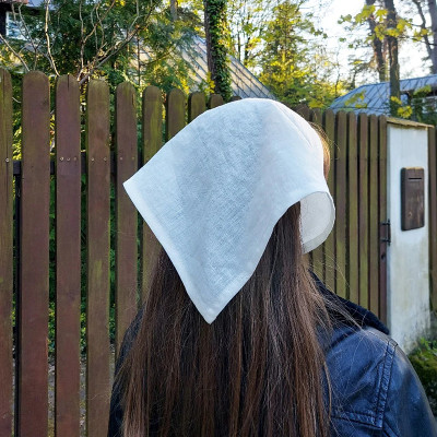 Custom Solid Color Linen Bandana Manufacturer | Linenwind