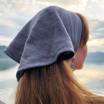 Custom Solid Color Linen Bandana Manufacturer | Linenwind