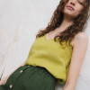 Custom Country Style High Waist Button Linen Skirt Manufacturers | Linenwind