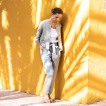 Custom ommuter Casual Tapered Linen Pants Manufacturers | Linenwind