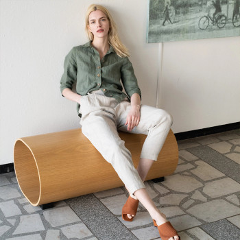 Custom ommuter Casual Tapered Linen Pants Manufacturers | Linenwind