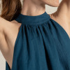 Custom Natural Breathable Halterneck Linen Maxi Dress Manufacturers | Linenwind