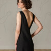 Custom V-back Backless sleeveless Linen Maxi Dress Manufacturers | Linenwind