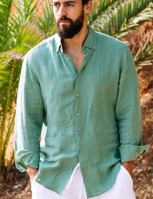 Custom Men's Casual Linen Shirts Manufacturers | Linenwind