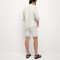 Custom Men's Off-White Drawstring Linen Shorts Manufacturers | Linenwind