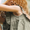 Custom Girls Square Neck Ruffled Linen Mini Dress Manufacturers | Linenwind