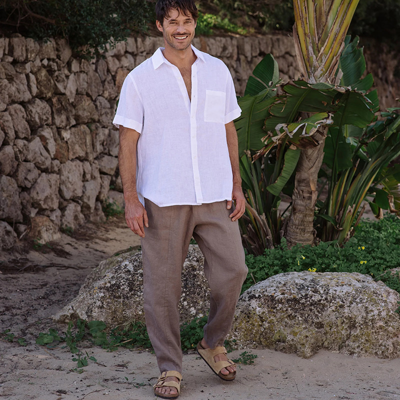 Linen Short Sleeve Shirt Manufacturer