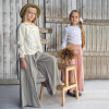 Custom Girls' Soft Breathable Wide-Leg Linen Pants  Manufacturer | Linenwind