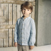Custom Kids' Stand Collar Linen Shirt Manufacturer | Linenwind