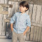 Custom Kids' Stand Collar Linen Shirt Manufacturer | Linenwind