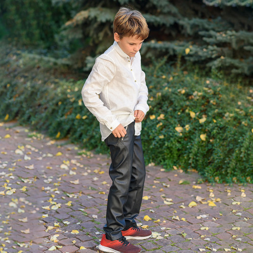 Custom Kids' Classic Slim-Fit Linen Shirt Manufacturer | Linenwind
