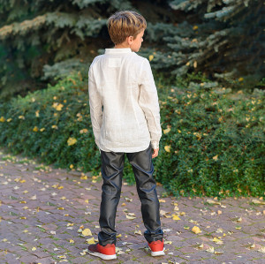 Custom Kids' Classic Slim-Fit Linen Shirt Manufacturer | Linenwind