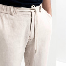Custom Men's Linen Drawstring Pants Manufacturer | Linenwind