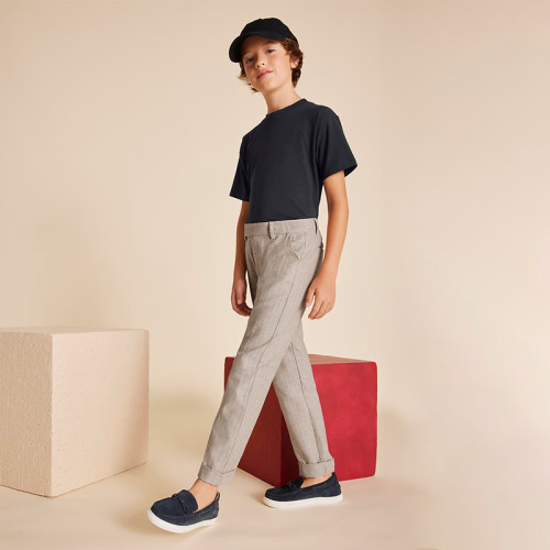Custom Kids' Linen Slim Fit Pants Manufacturer | Linenwind