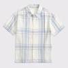 Custom Boys’Casual Short Sleeve Linen Plaid Shirt Manufacturer | Linenwind
