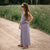 Custom Girls' Elastic Waist Linen Wide Leg Pants  Manufacturer | Linenwind