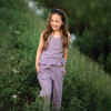 Custom Girls' Elastic Waist Linen Wide Leg Pants  Manufacturer | Linenwind