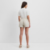 Custom Girls' Natural White Linen Drawstring Shorts Manufacturer | Linenwind