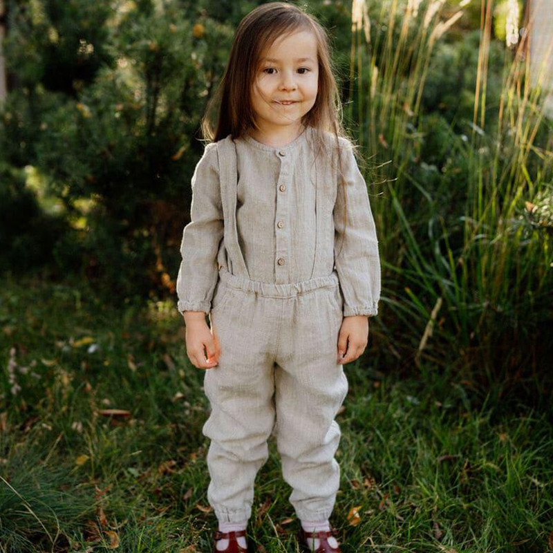 Custom Kids Linen Tops & Blouses