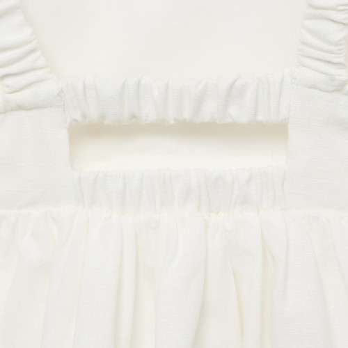 Custom Girls’White Linen Camisole Top Manufacturer | Linenwind