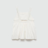 Custom Girls’White Linen Camisole Top Manufacturer | Linenwind