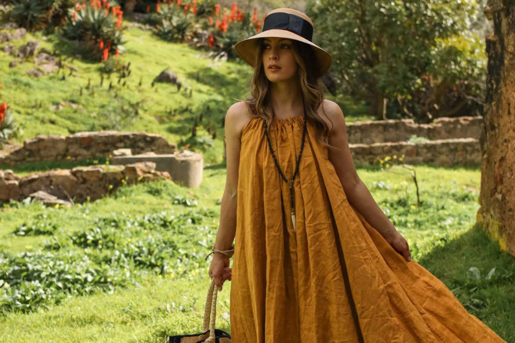 Linen Maxi Dress Factory