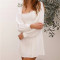 Custom Women’s Long Sleeve Square Neck Linen Mini Dress Manufacturer | Linenwind