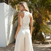 Custom Women Sustainable Natural White Linen Vest Manufacturers | Linenwind