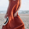 Private Label Linen Maxi Dress Manufacturer — Build Your Own Brand