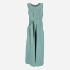 Custom Women Sleeveless Linen Tie Strap Maxi Dress Manufacturer