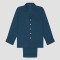 Supplier Custom Men Dark Blue Linen Pajama Set Manufacturer