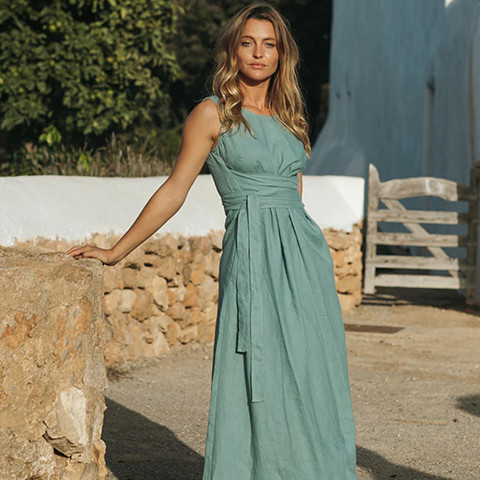 Women's linen dress