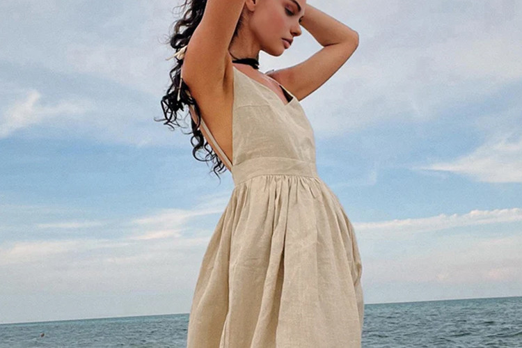 custom linen dress manufacturers