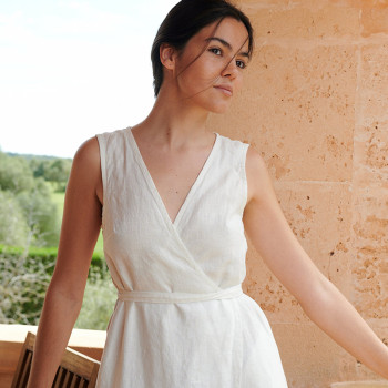 Linen Extra Long Skirt|Customized|Cotton and linen blend|Fashionable and comfortable