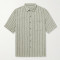 Wholesale Custom Striped Linen Short Sleeve Shirt Manufacturer for Men