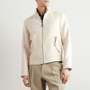 Custom Men 100% Linen Bomber Jacket Manufacturer