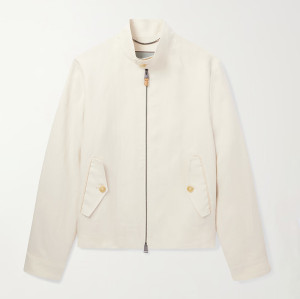 Custom Men 100% Linen Bomber Jacket Manufacturer