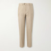 Custom Men 100% Linen Straight-Leg Suit Trousers Manufacturer